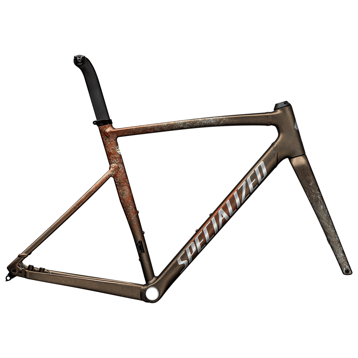 Specialized Allez Sprint Frameset | Copper Multicolor Blurred